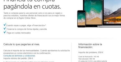 Financia tu compra con Apple