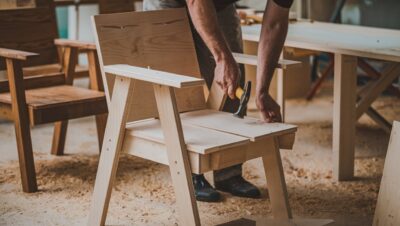 Muebles de madera reciclada